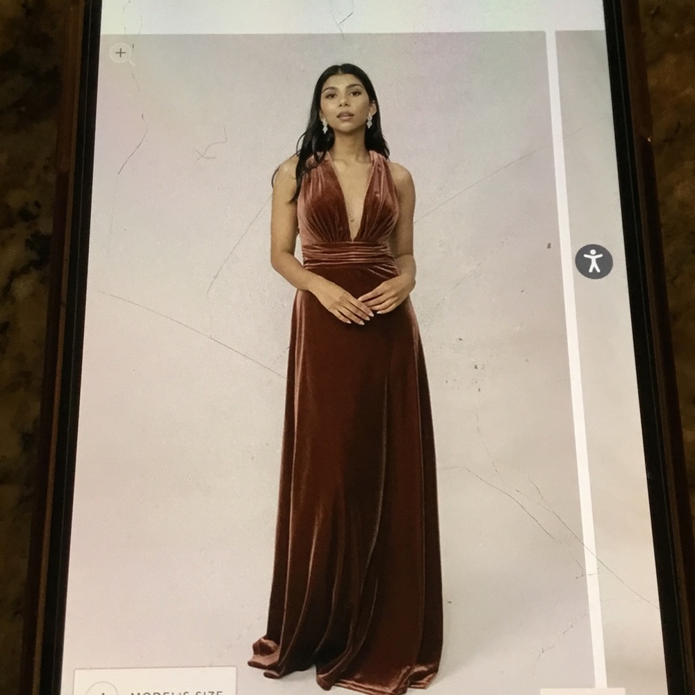 REVELRY NWT Dylan Velvet Dress